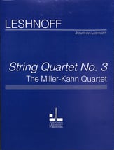 String Quartet No. 3 cover